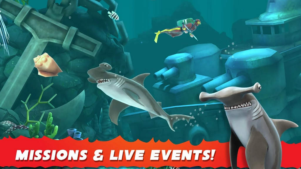 hungry shark evolution apk mod