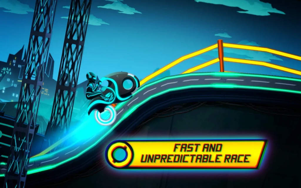 Bike Race Game Traffic Rider Of Neon City Mod