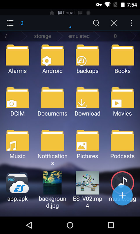 es file explorer theme