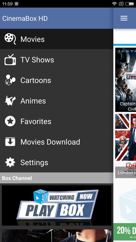 Cinema Box HD Apk Download For Android v2.6 Latest 2019