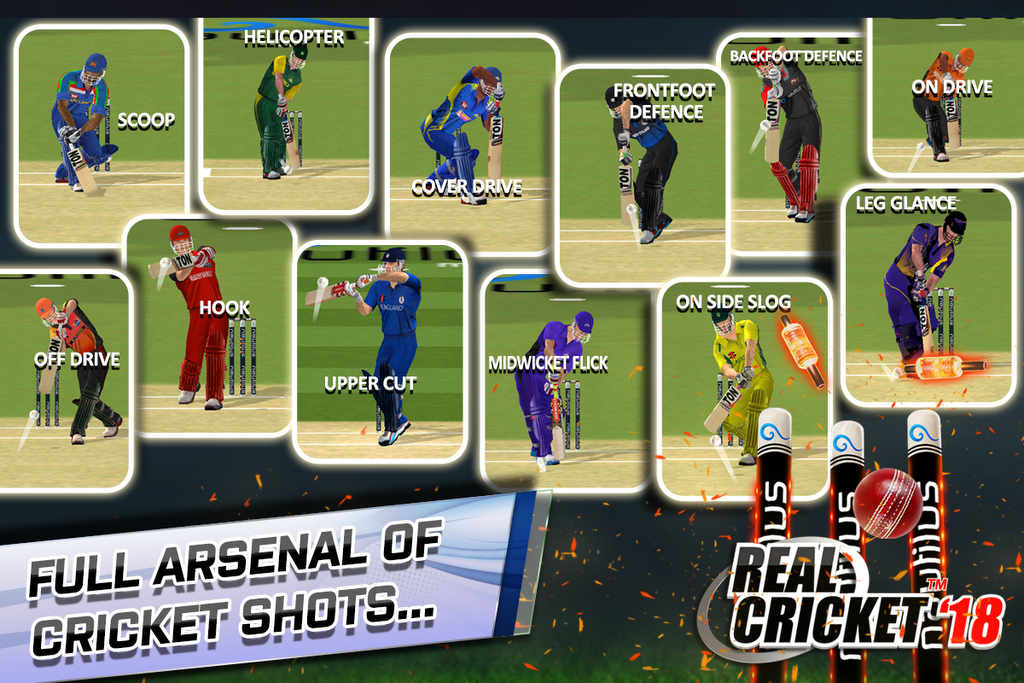 Real Cricket 18 Mod Apk v2.5 Unlimited Money [Latest]