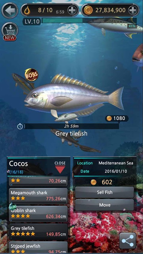 Fishing Hook Mod Apk Download v2.3.2 Full (Unlimited Money)