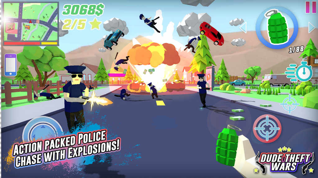 Download Game Dude Theft Wars Mod Apk