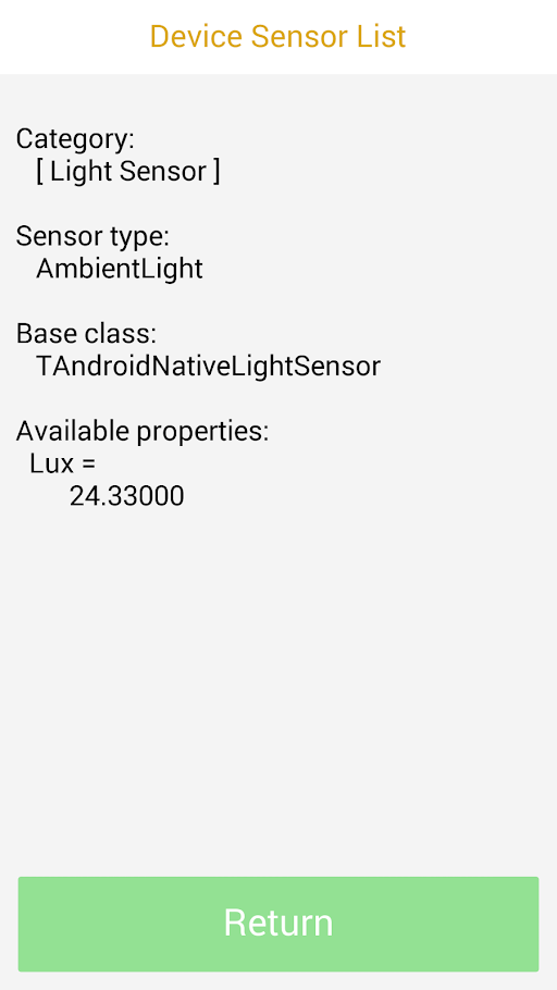 Sensor List Paid Apk