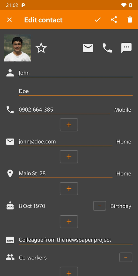 Simple Contacts Pro Apk