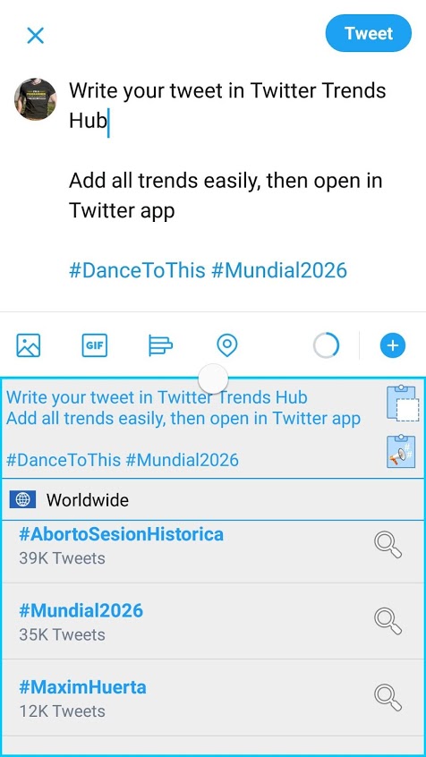 Trends Hub for Twitter Apk